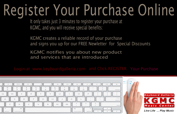 Register your purchase